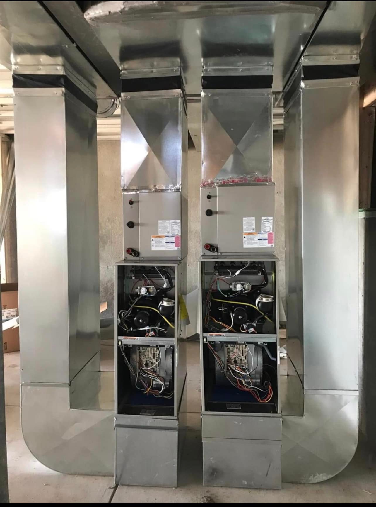 HVAC equipment and ductwork